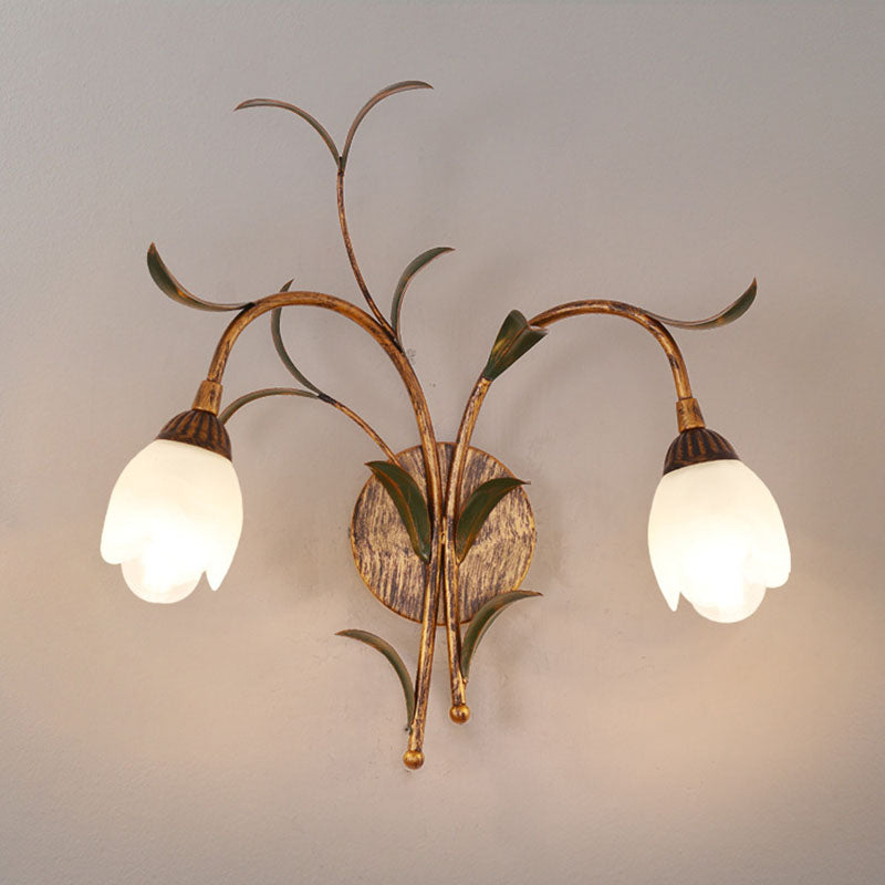 Vintage Flower Wall Lamp