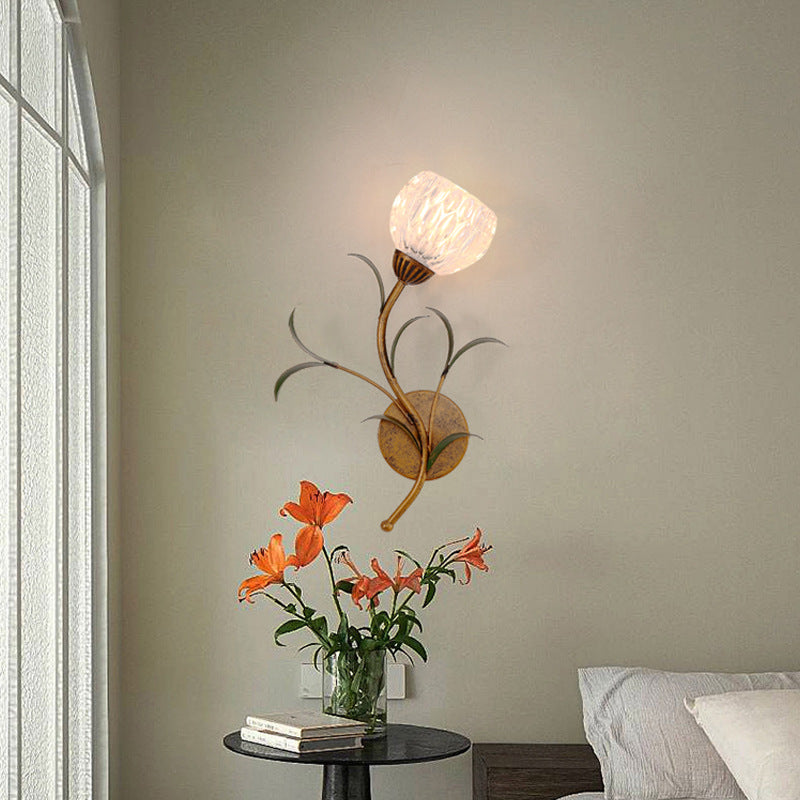 Vintage Flower Wall Lamp