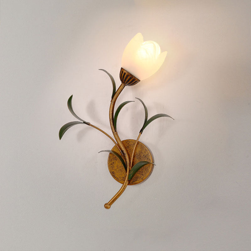 Vintage Flower Wall Lamp