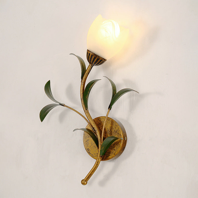 Vintage Flower Wall Lamp