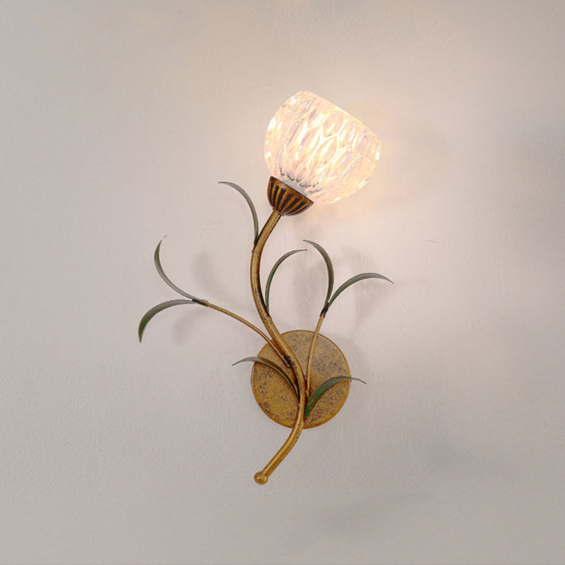 Vintage Flower Wall Lamp