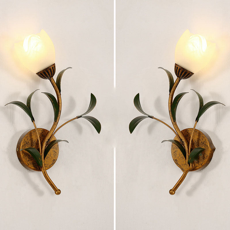 Vintage Flower Wall Lamp