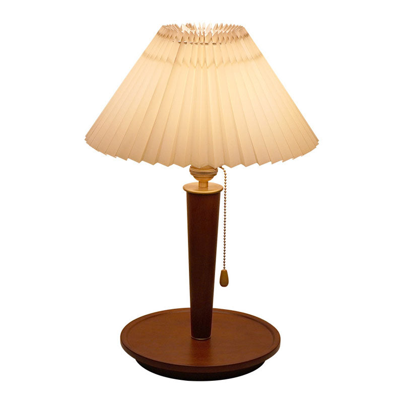 Vintage Walnut Table Lamp