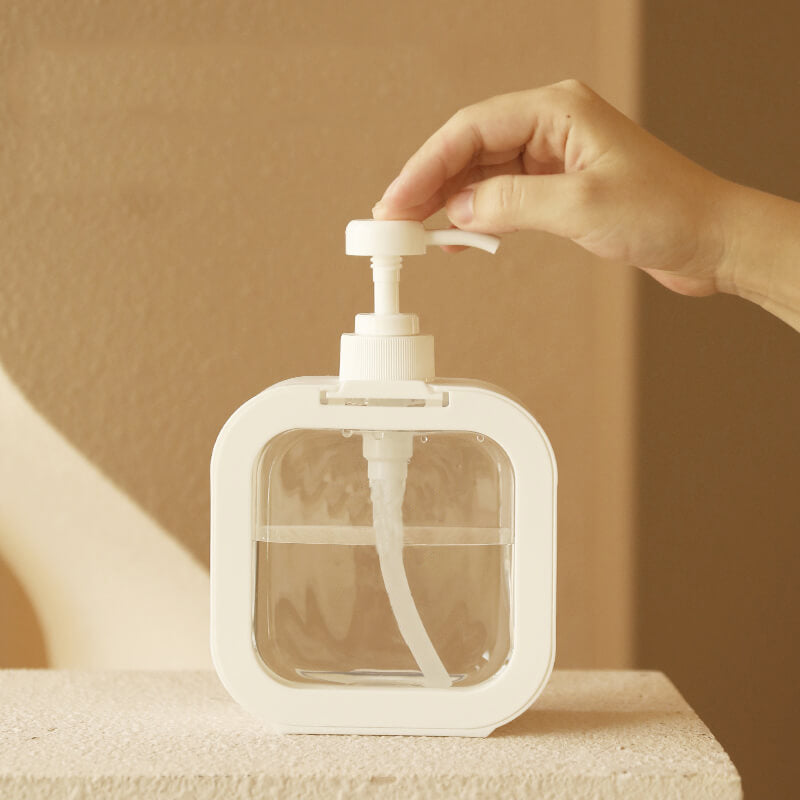 White Simple Soap Dispenser
