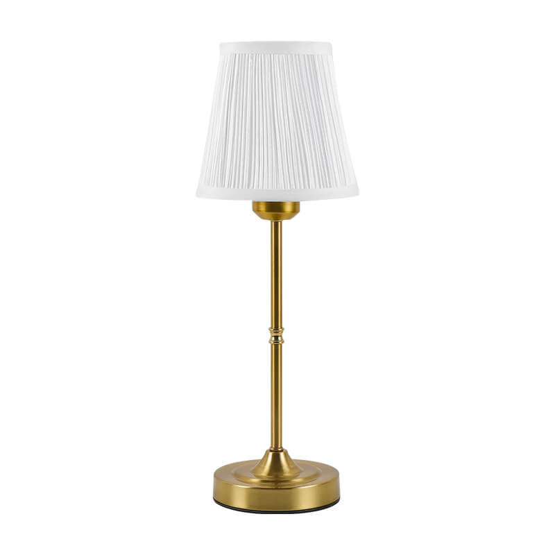White Fabric Table Lamp