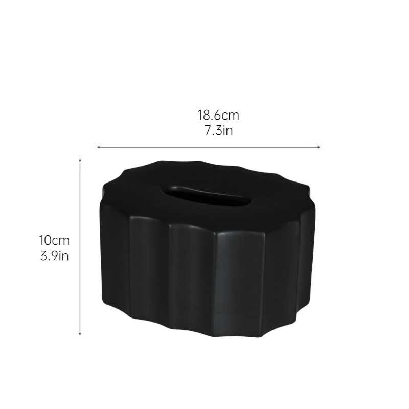 White Porcelain Tissue Box