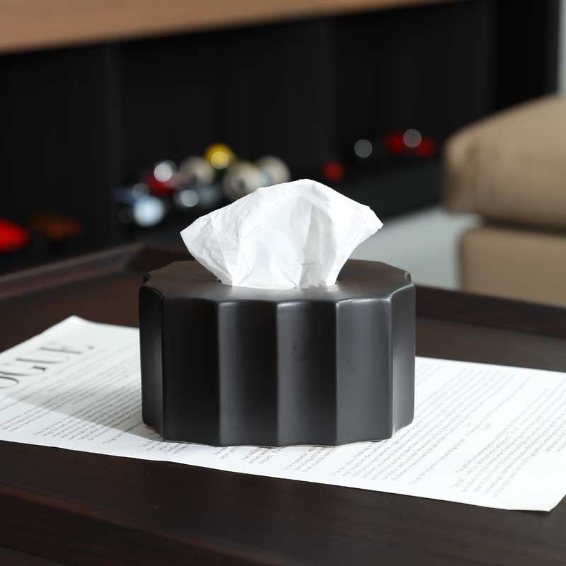 White Porcelain Tissue Box