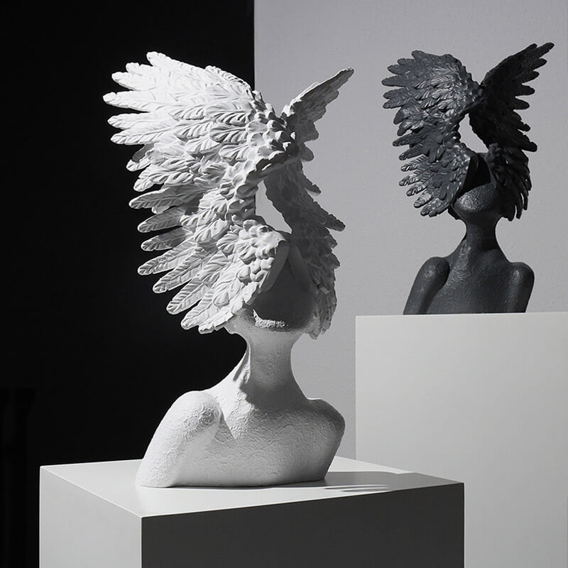 Sculpture en forme d'aile