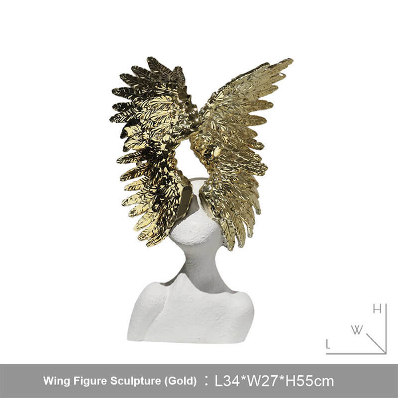 Sculpture en forme d'aile