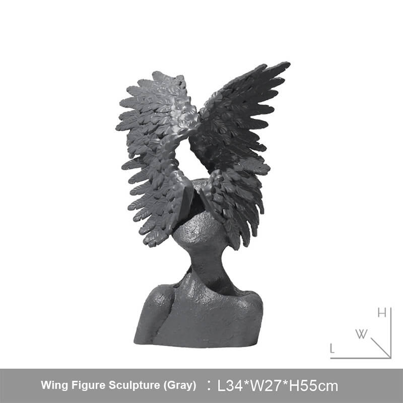 Sculpture en forme d'aile