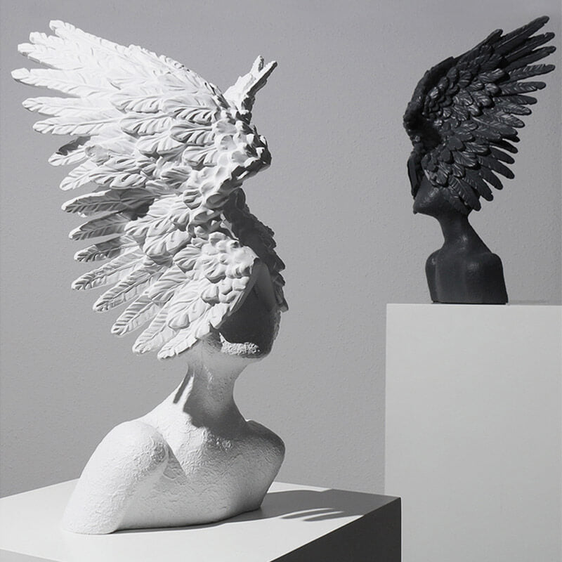 Sculpture en forme d'aile