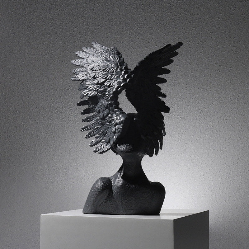 Sculpture en forme d'aile
