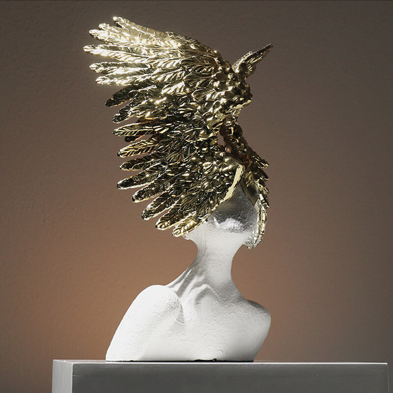 Sculpture en forme d'aile