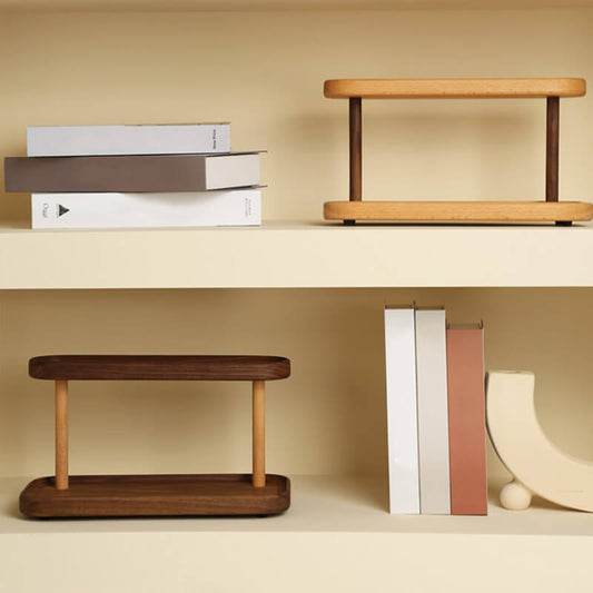 Wooden Jewelry Desktop Storage Rack