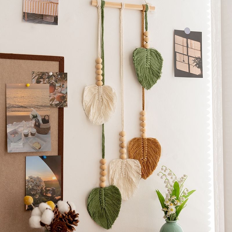 Woven Leaf Wall Hanging