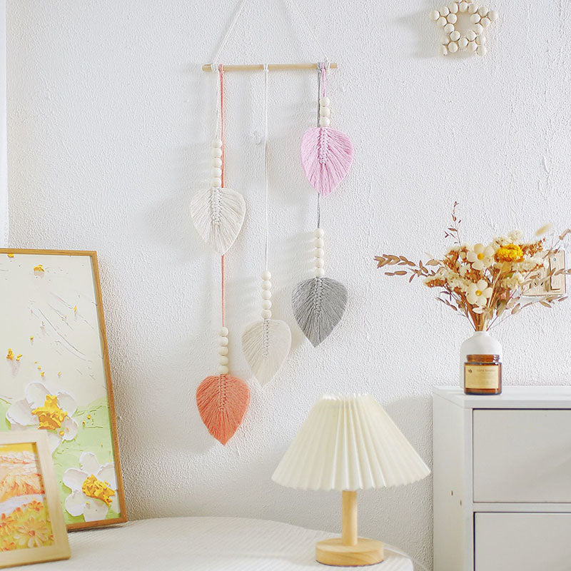 Woven Leaf Wall Hanging