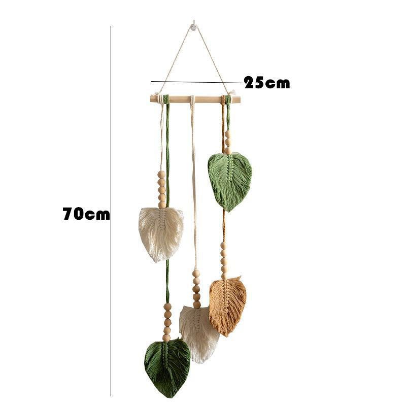 Woven Leaf Wall Hanging