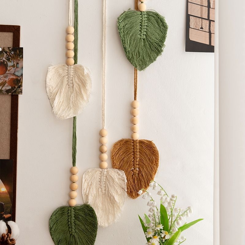 Woven Leaf Wall Hanging