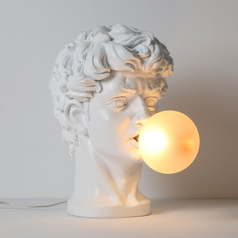Creative Sculpture David Bubble Blowing Table Lamp