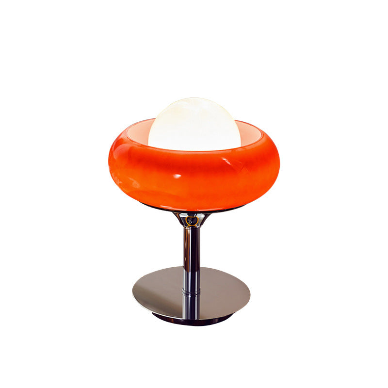 Lampes de table en verre à tarte aux œufs