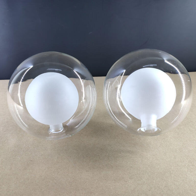 Abat-jour boule de verre