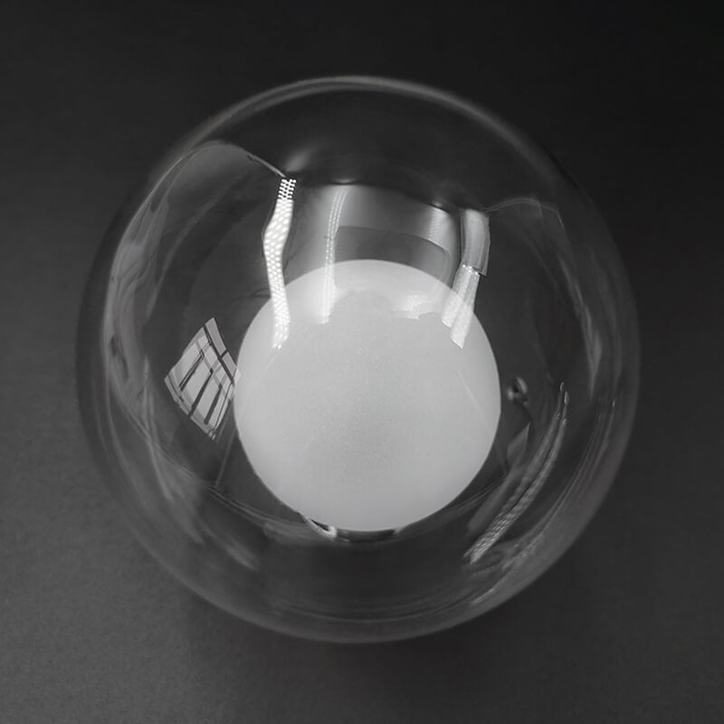 Abat-jour boule de verre