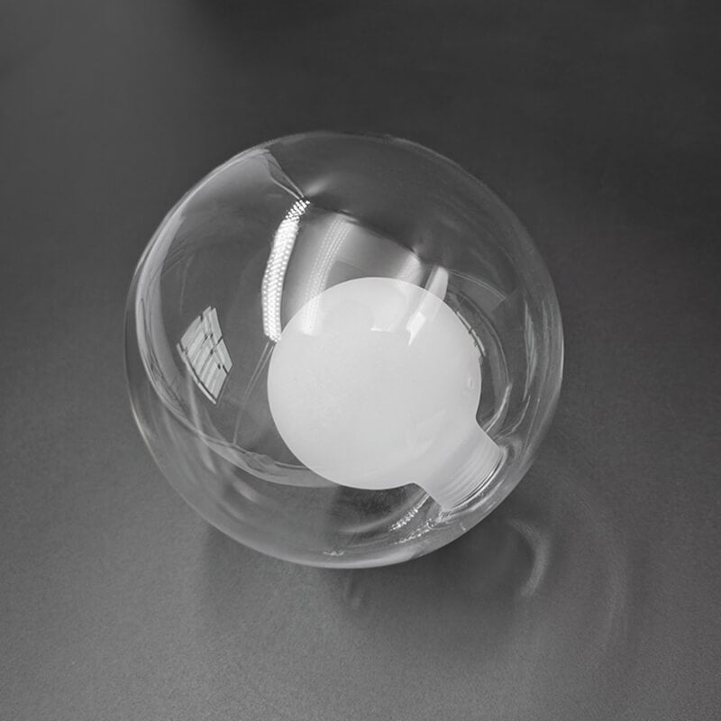 Abat-jour boule de verre