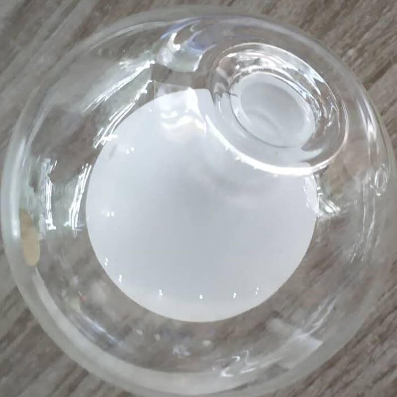 Abat-jour boule de verre