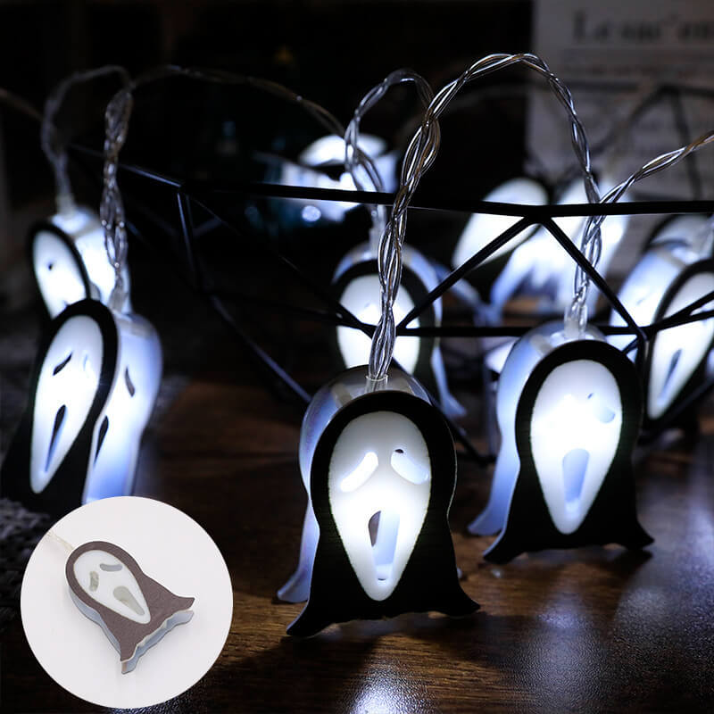 Bunte Halloween-Lichterketten