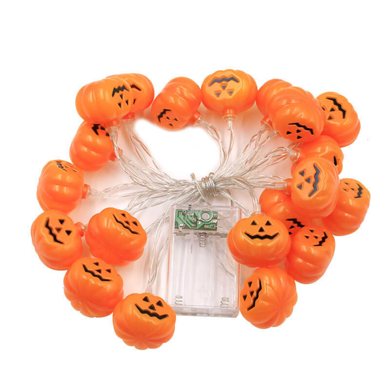 Bunte Halloween-Lichterketten