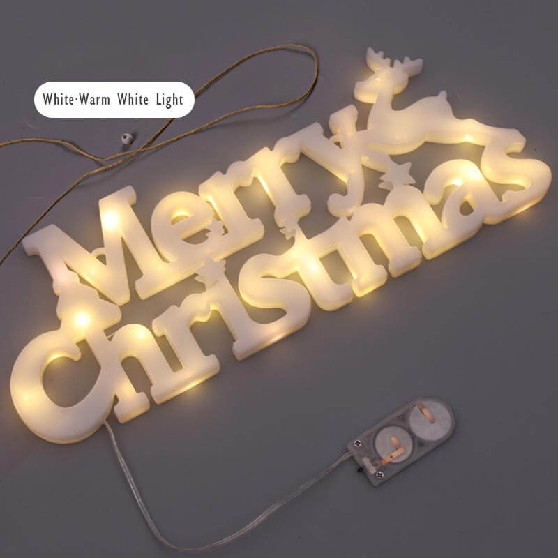 Veilleuse LED Lettres de Noël