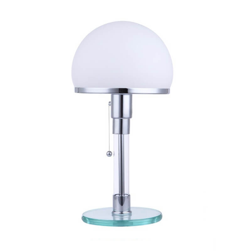 Lampe de table en verre de style médiéval