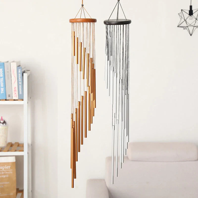 Metal Rotating Wind Chimes