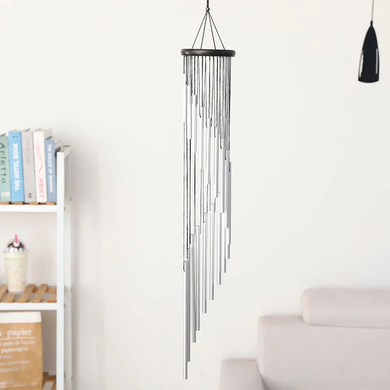 Metal Rotating Wind Chimes