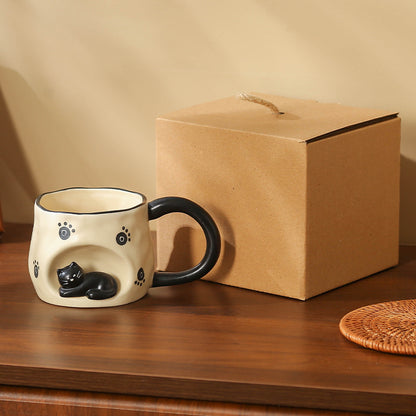 3D Cat Nest Coffee Mug