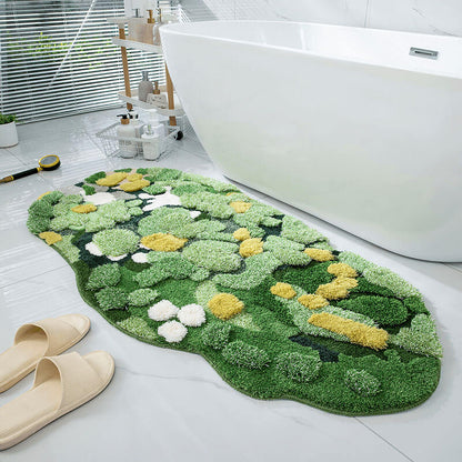 3D Flocked Moss Mats