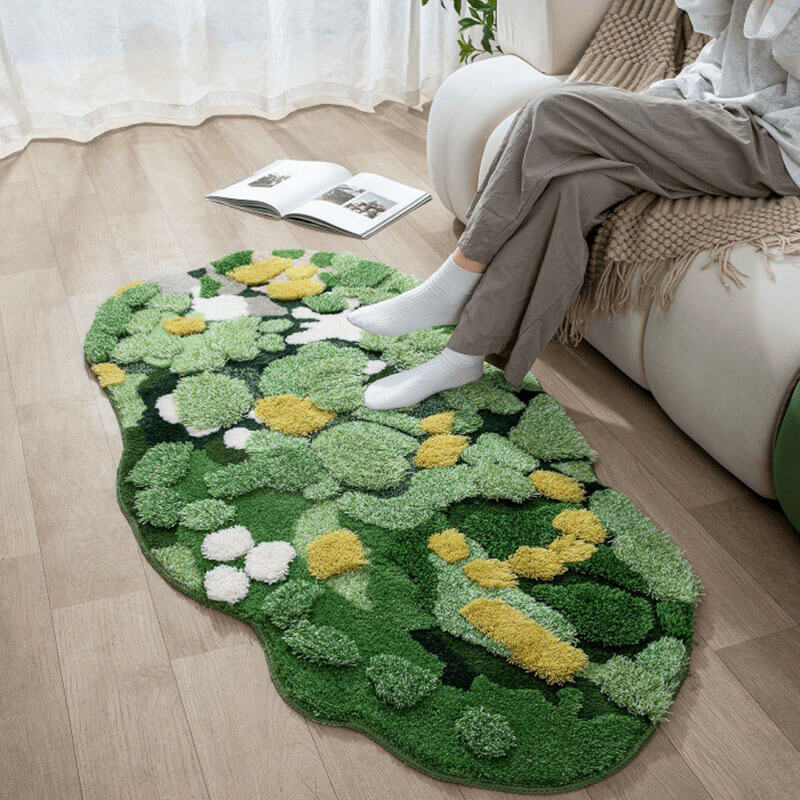 3D Flocked Moss Mats