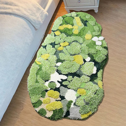 3D Flocked Moss Mats