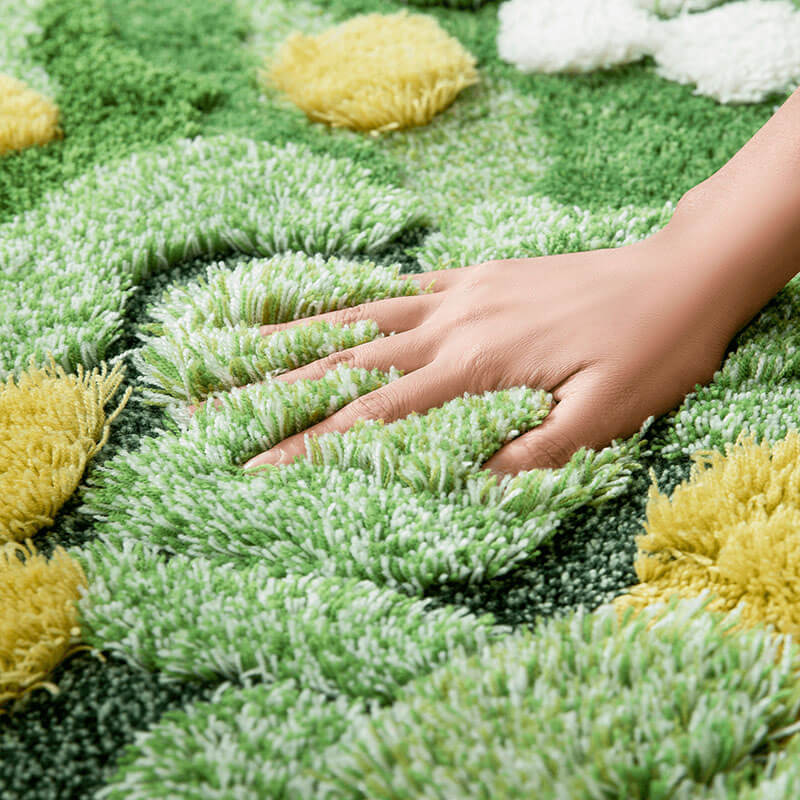 3D Flocked Moss Mats