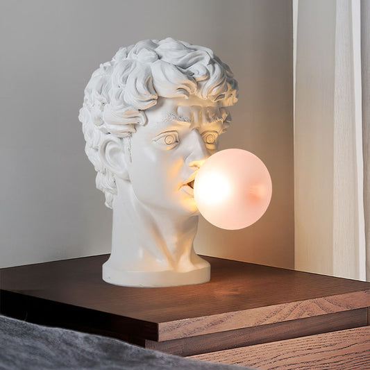 Creative Sculpture David Bubble Blowing Table Lamp