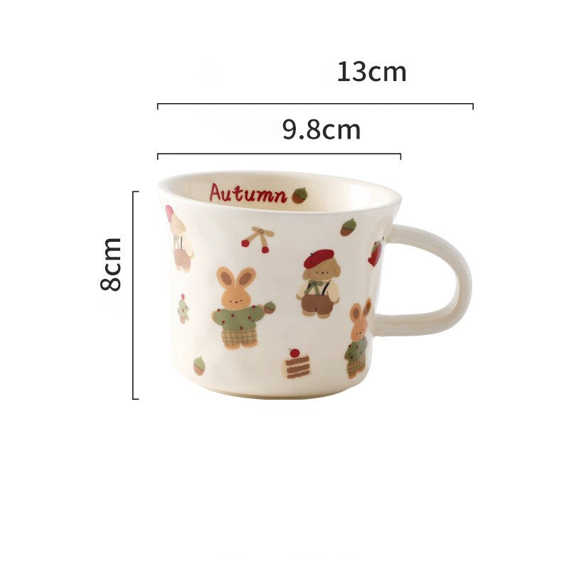 Cute Cartoon Ceramic Coffee Mug