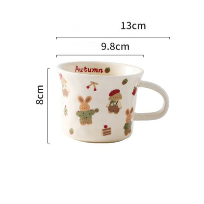 Cute Cartoon Ceramic Coffee Mug