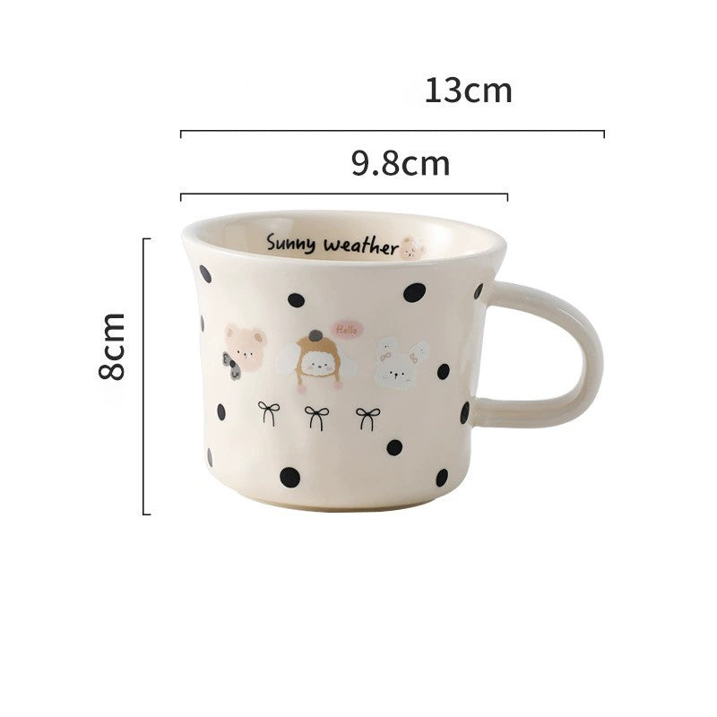 Cute Cartoon Ceramic Coffee Mug