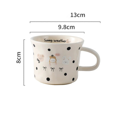 Cute Cartoon Ceramic Coffee Mug