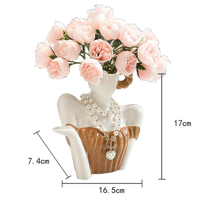 Abstract Art Ceramic Vase