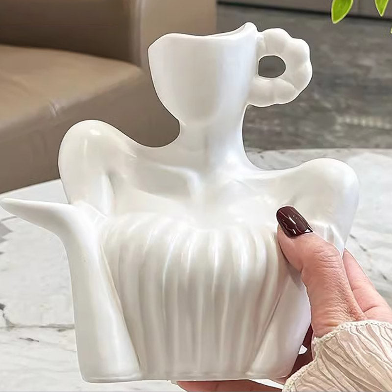 Abstract Art Ceramic Vase