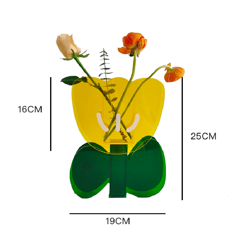 Acrylic Flower Shape Vase