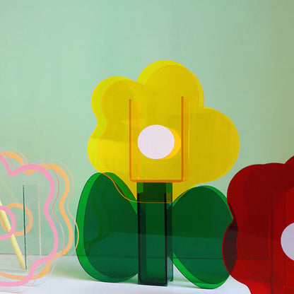 Acrylic Flower Shape Vase