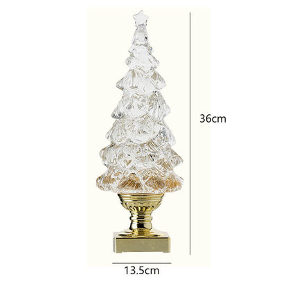 Snow Christmas Tree Night Lights