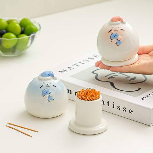 Baby Seal Toothpick Holder